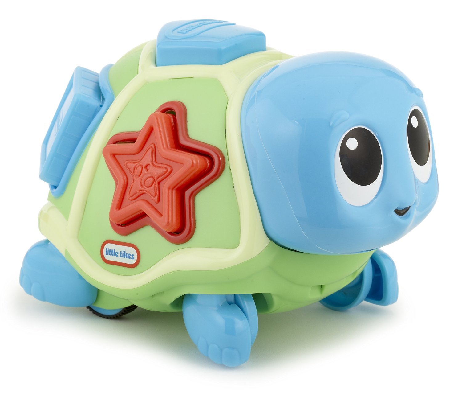 Интерактивная развивающая игрушка Ползающая черепаха-сортер, со звуковыми эффектами  